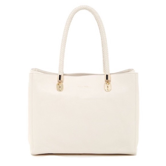 Cole Haan Handbags - Cole Haan Ivory Leather Benson Tote